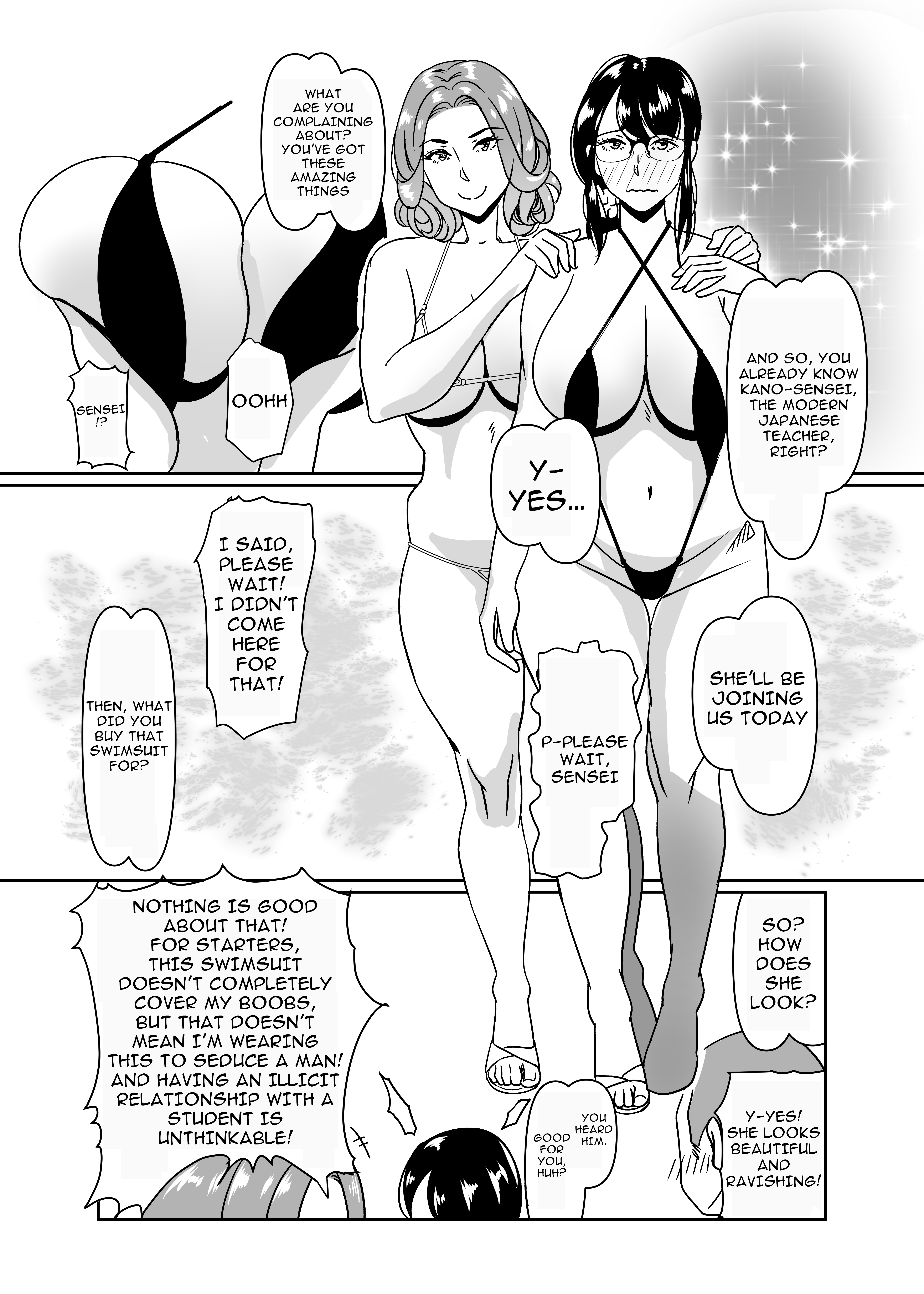 Hentai Manga Comic-Having Fun With The Teachers By The Poolside 2-Read-4